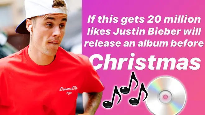 Justin Bieber wants to release a new album before Christmas