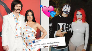 Halsey has made her relationship with Evan Peters official