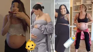 Pregnant Celebs have taken over the 'baby mama dance'