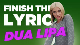 Dua Lipa plays Finish The Lyric on Capital