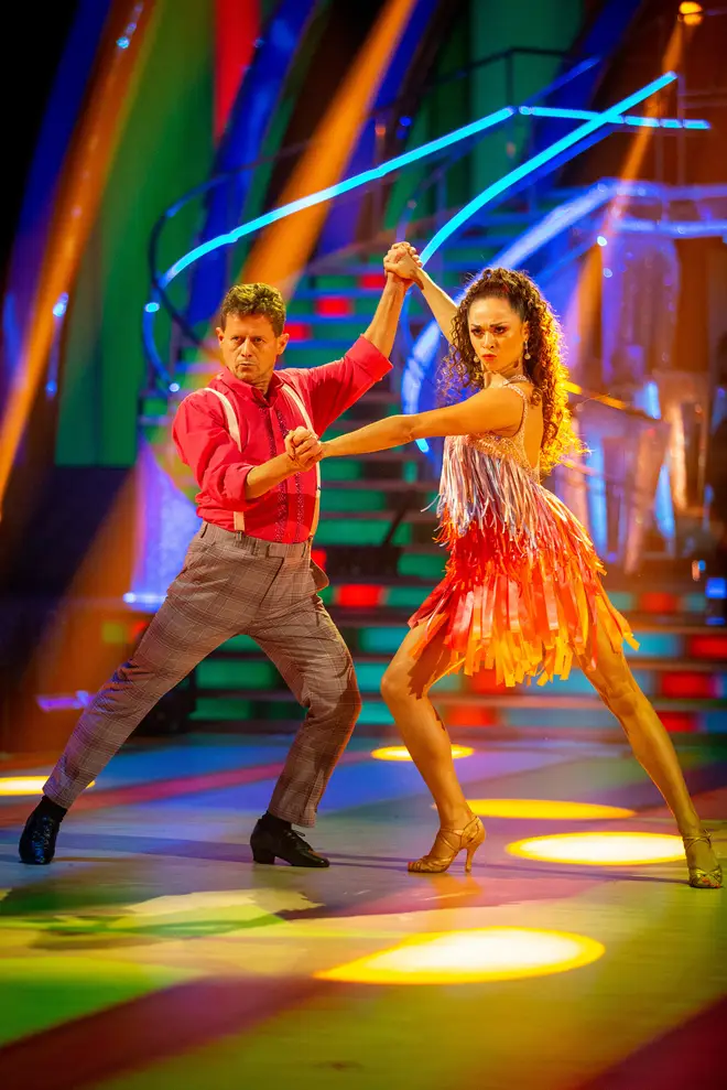Katya Jones and Mike Bushell were saved by the Strictly judges