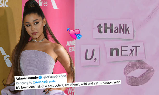 Ariana Grande has been reflecting on life after releasing the hit song