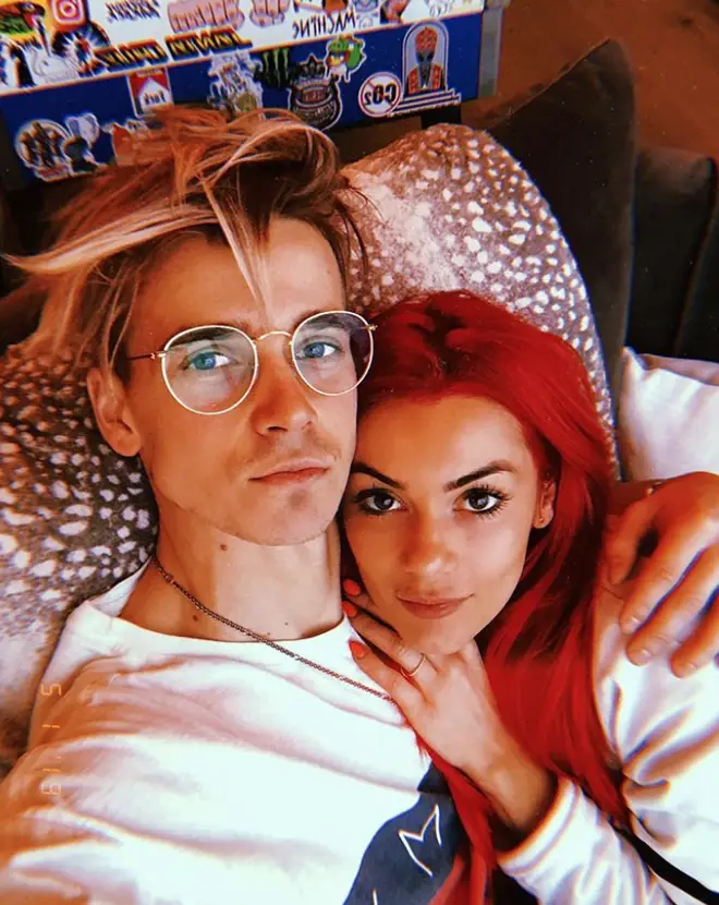 This picture sparked engagement rumours for Dianne Buswell and Joe Sugg