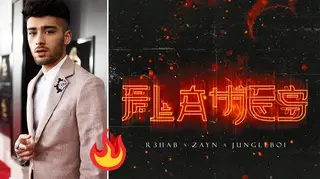 Zayn Malik has teased his new track 'Flames'