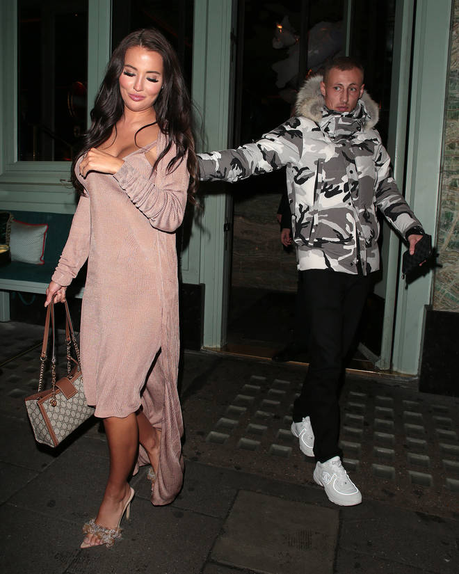 Yazmin Oukhellou and Alfie Best enjoyed a date night in Mayfair