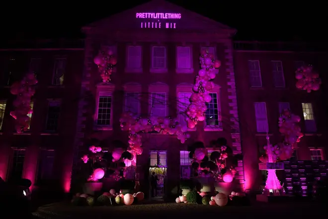Aynhoe Park was lit up with PrettyLittleThing pink
