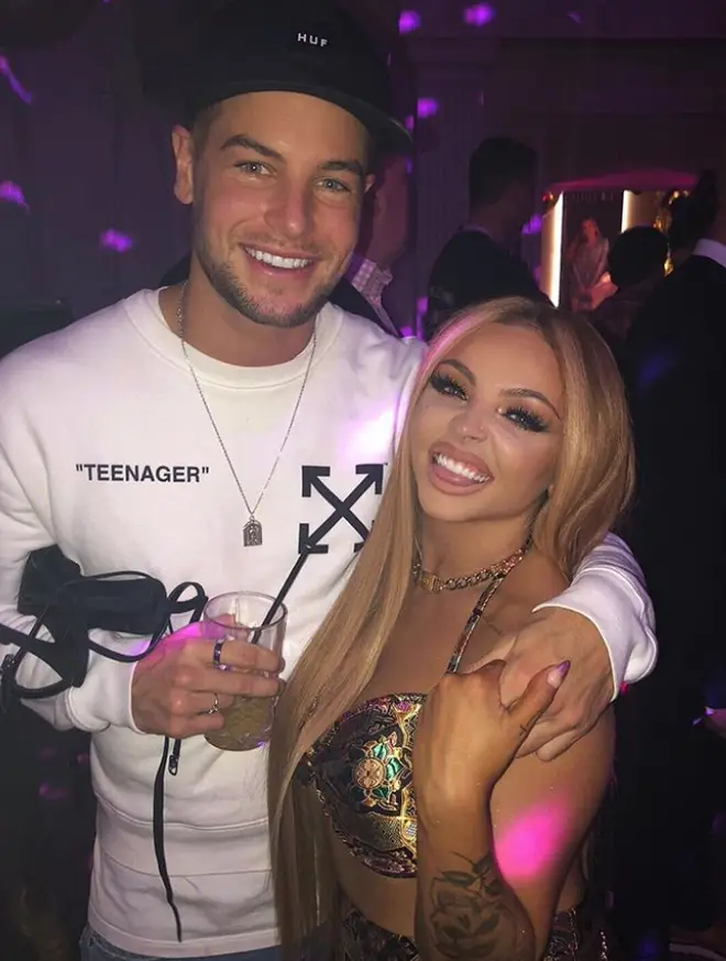 Jesy Nelson was supported by boyfriend Chris Hughes