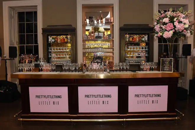 Cocktails with names of some of Little Mix's biggest bangers were available alongside Prosecco