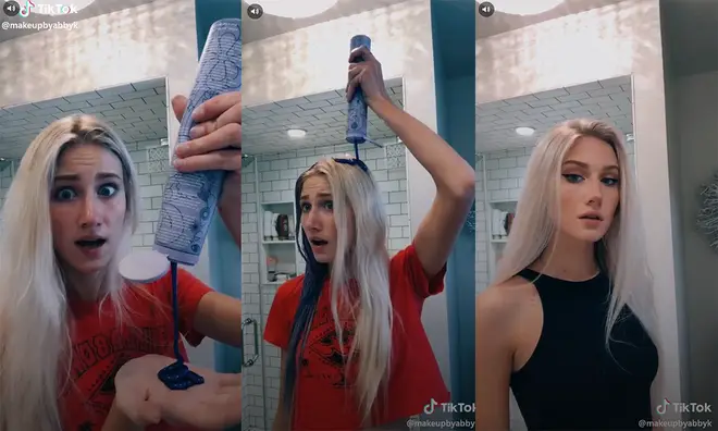 The purple shampoo challenge has taken over social media