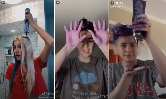 The latest TikTok trend sees teens trying to turn their hair blonde