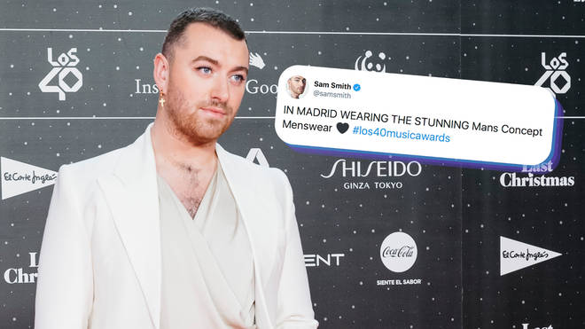 Sam Smith has been trolled for saying they&squot;re wearing "menswear"