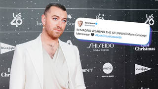 Sam Smith has been trolled for saying they're wearing "menswear"