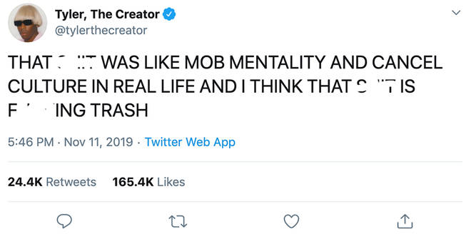 Tyler, The Creator popped off on Twitter in a rant