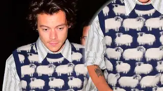 Harry Styles pulls off a seriously questionable jumper in New York