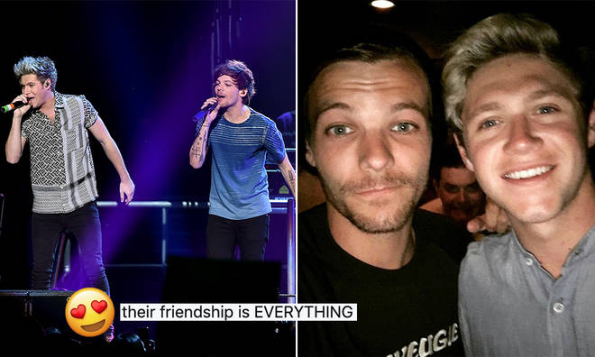 Niall Horan and Louis Tomlinson sang 'Little Black Dress' together