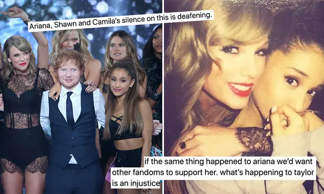Fans are worried Ariana Grande will end up in the same position as Taylor Swift