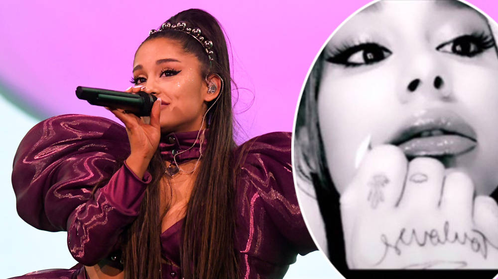 Ariana Grande Gets New Tattoo On Her Hand As She Adds To Extensive Collection Of... - Capital