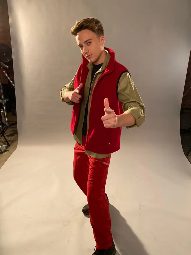 Roman Kemp shared backstage photos from his I'm A Celebrity... photoshoot