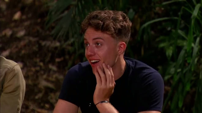 Roman Kemp settles in for his first night in the I'm A Celeb jungle