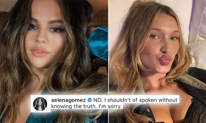 Selena Gomez has put the feud rumours to bed