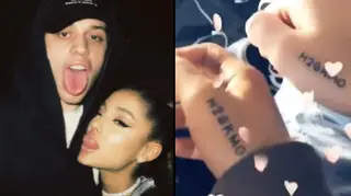 Ariana and Pete matching tattoo H2GKMO