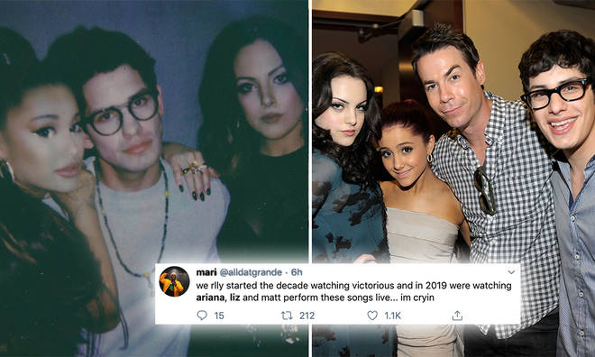 Ariana Grande surprised fans with a Victorious reunion