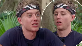 Roman Kemp had some hilarious reactions during the eating challenge