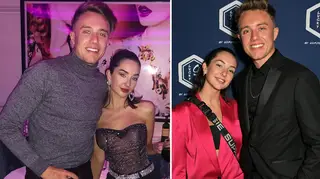 Roman Kemp made sure his girlfriend wouldn't miss him too much