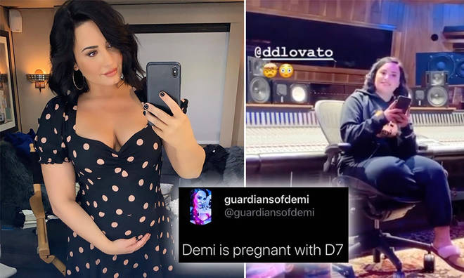 Demi Lovato joked she's 'pregnant' with her new album