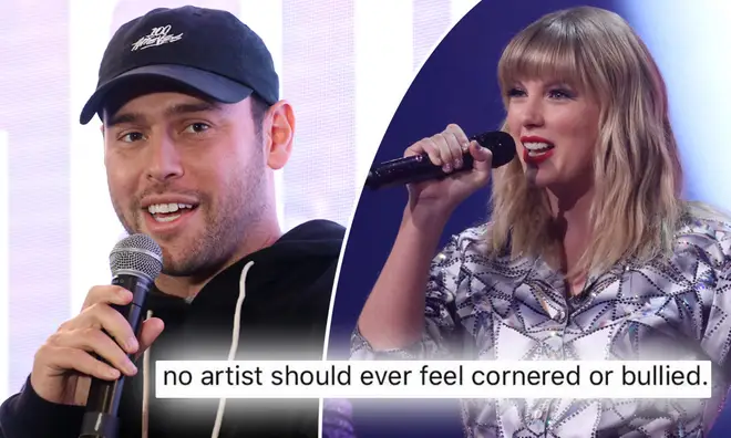 Scooter Braun has responded to Taylor Swift