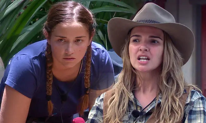 The girls are apparently avoiding the showers in I'm A Celeb