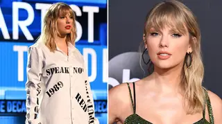 Taylor Swift made a literal statement with her outfit at the AMAs