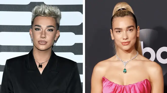 James Charles tweeted about Dua Lipa at the AMAs