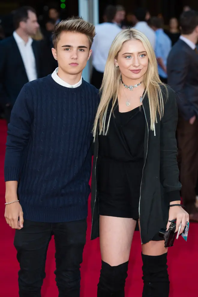 Saffron Barker and Jake Mitchell in 2016