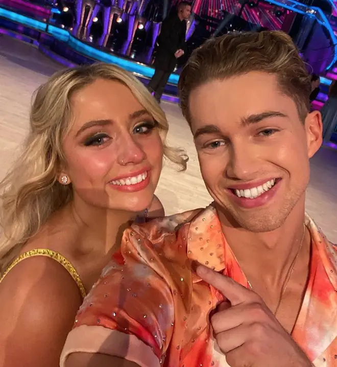 Saffron Barker thanked AJ Pritchard for her time on Strictly