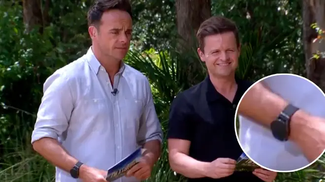 Fans noticed Ant and Dec's watches were covered on I'm A Celebrity...