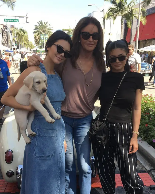 Caitlyn Jenner's youngest children, Kylie and Kendall, reached out to show their support