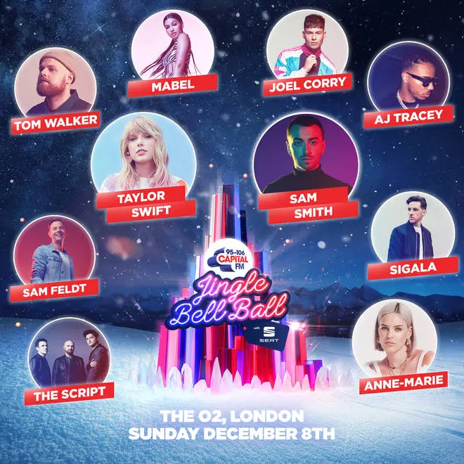 Sunday's line-up for Capital's Jingle Bell Ball