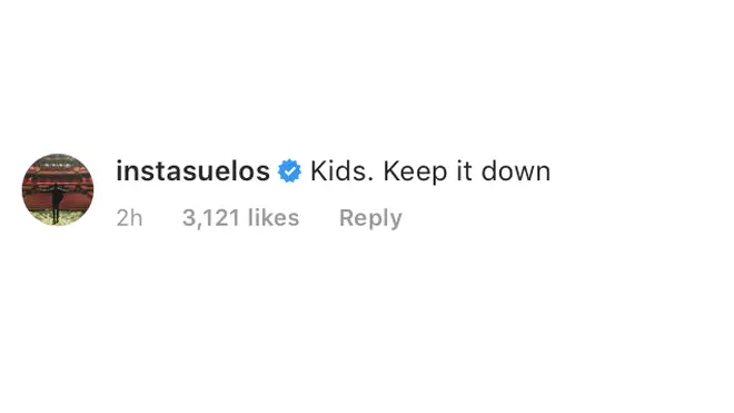 Mark Consuelos Instagram Comment