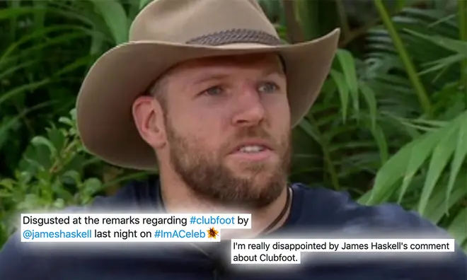 James Haskell caused a stir on social media after mocking Ian Wright on I'm A Celeb