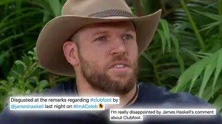 James Haskell caused a stir on social media after mocking Ian Wright on I'm A Celeb